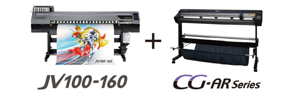 打印和切割：JV100-160 + CG-AR 系列