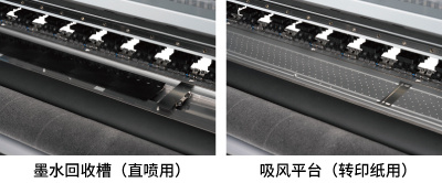 墨水回收槽(直喷用)/吸风平台(转印纸用)