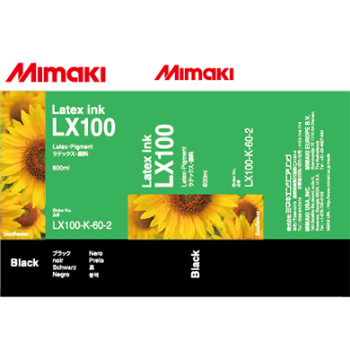 LX100-K-60 LX100 Latex Ink pack Black