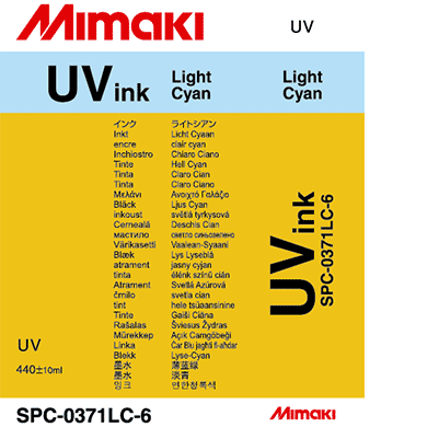 SPC-0371LC UV curable ink Light Cyan