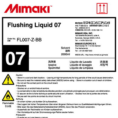 FL007-Z-BB Flushing Liquid 07 (2L bottle)