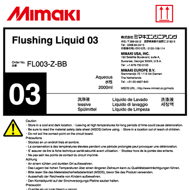 FL003-Z-BB Flushing liquid 03 2L Bottle