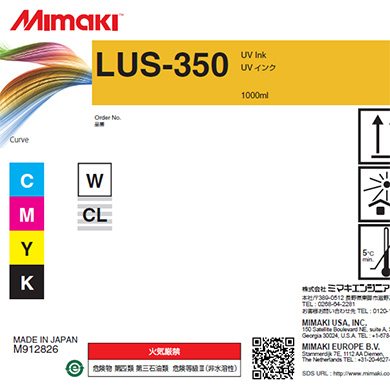 LUS35-M-BA LUS-350 UV curable ink 1L bottle Magenta