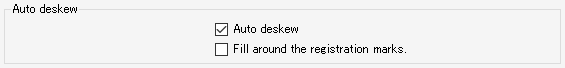 Auto Skew Correction Selection