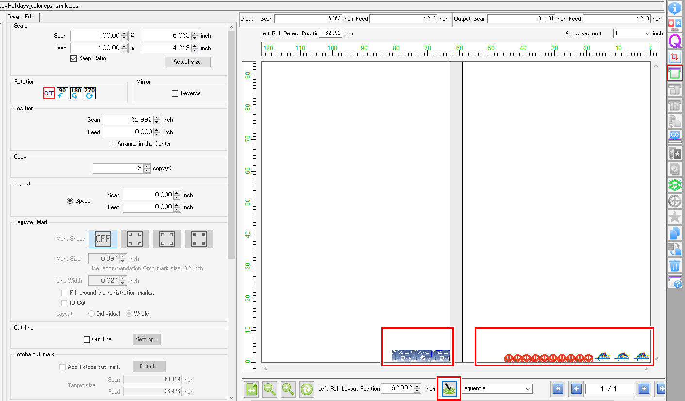 Job overlap elimination screen