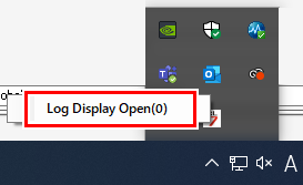 Right-click on the icon