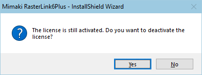 License Activation Confirmation Dialog